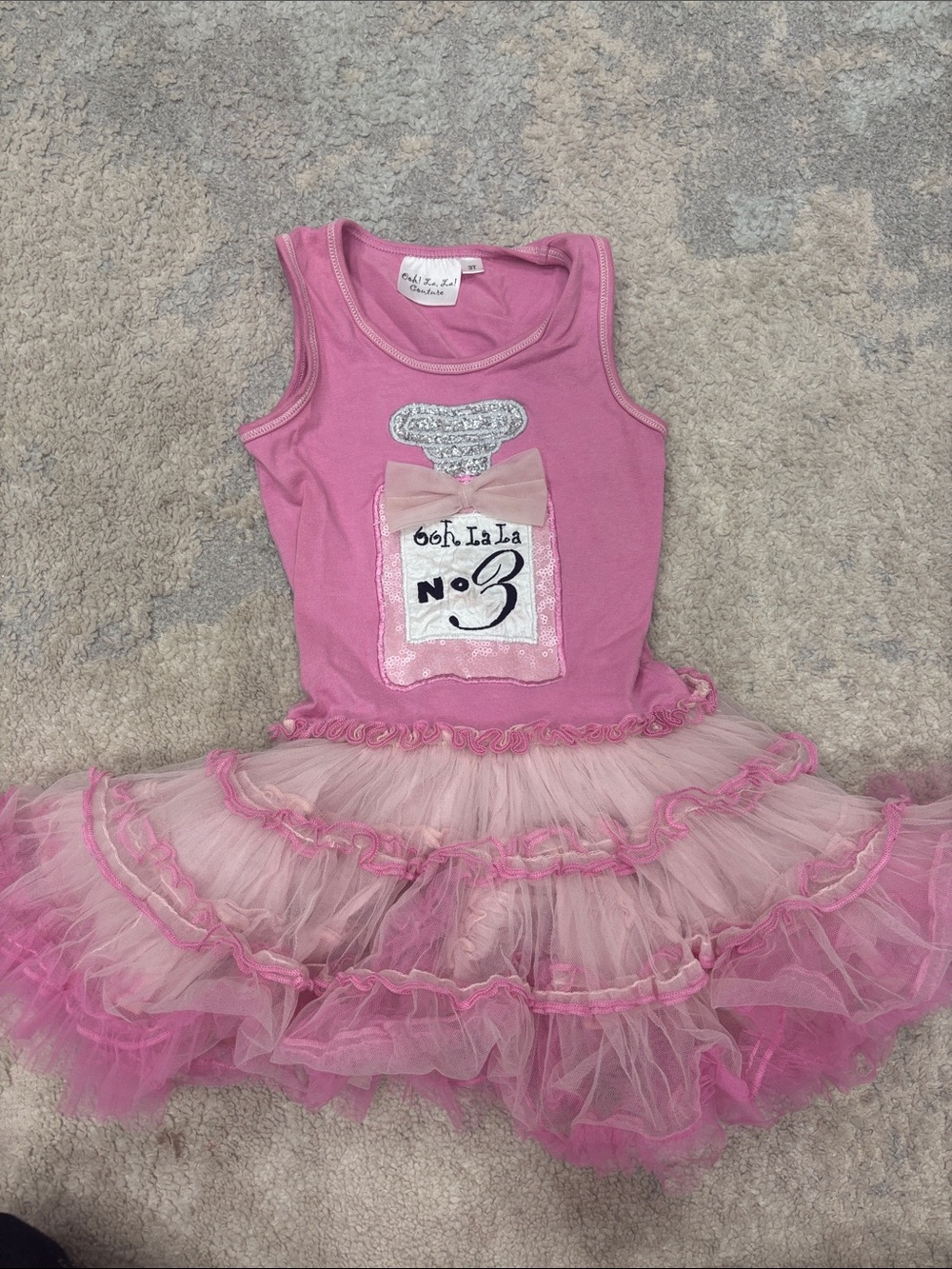 Ooh! La, La! Couture Pink Ruffle Tulle Dress